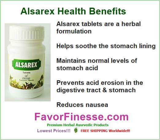 Alsarex tablets health benefits